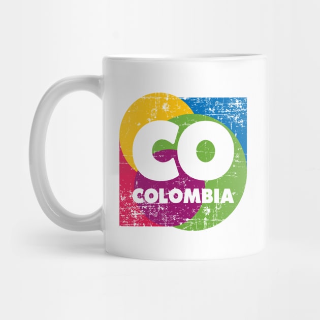 Colombia - CO - logo vintage design by verde